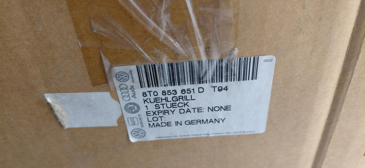 Original OE Volkswagen Kühlergitter 8T0853651DT94