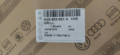 Original AUDI A7 Sportback 4G Kühlergitter platinumgrau 4G8853651A1RR
