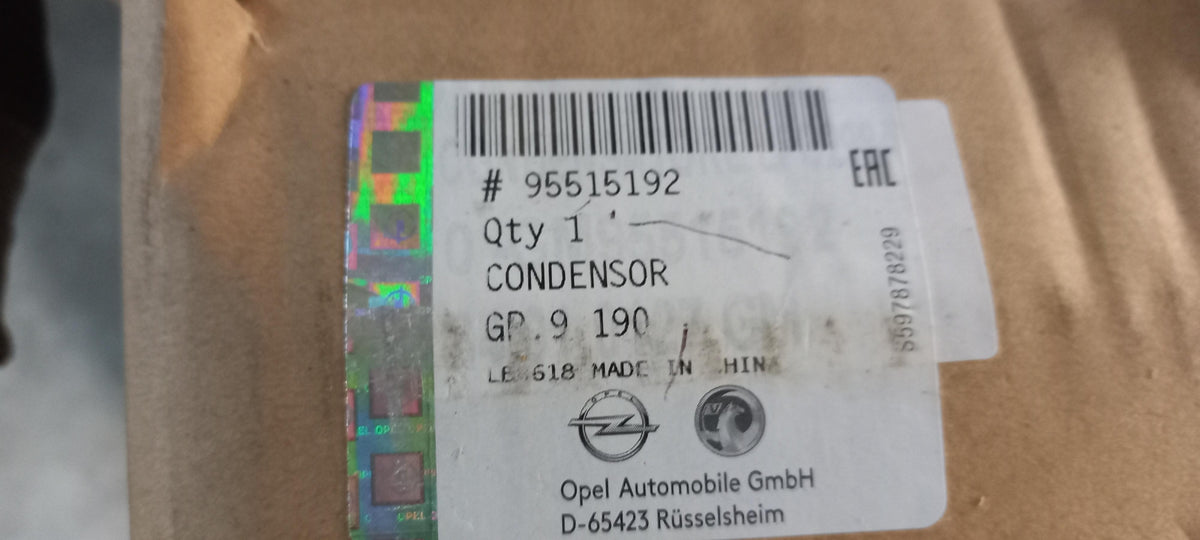 Original OE OPEL Klimakondensator 95515192