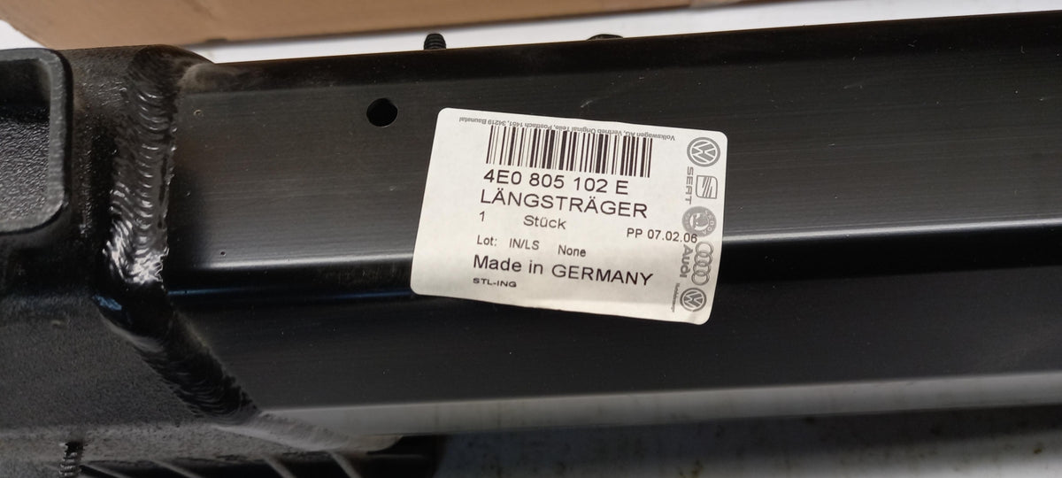 Original AUDI A8/S8 4E Längsträger Seitenverstärkung vorne rechts 4E0805101E