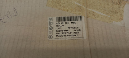 Original AUDI A6 RS6 4F Sonnenschutzrollo elektr. platinumgrau 4F5861325MSE