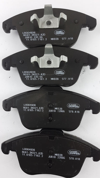 Original LAND ROVER Freelander 2 LR2 '06-'14 Bremsbeläge vorne LR004936