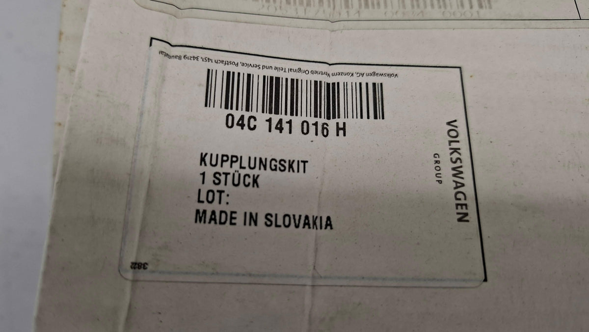 Original OE Volkswagen Kupplungssatz 04C141016H