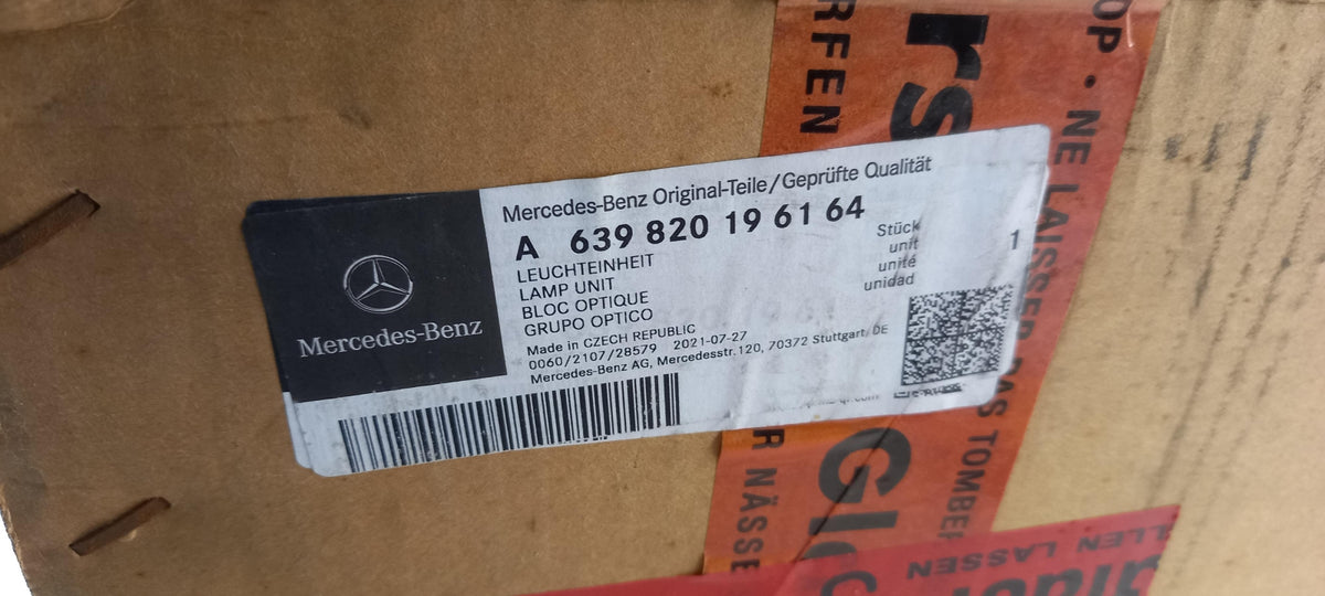 Original OE MERCEDES-BENZ Scheinwerfer A639820196164