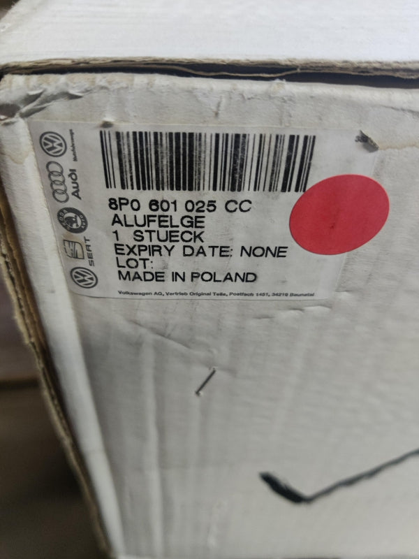 Original OE Volkswagen Felge 8P0601025CC