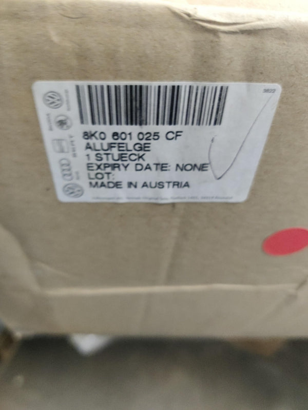 Original OE Volkswagen Felge 8K0601025CF
