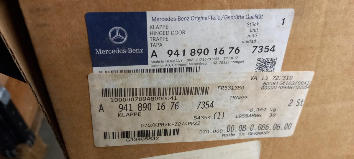Original OE MERCEDES-BENZ Abdeckung A94189016767354