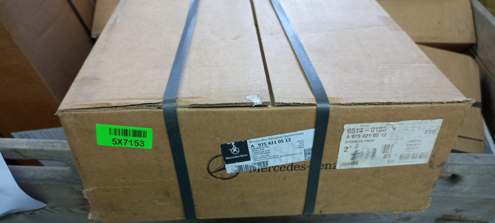Original OE MERCEDES-BENZ Bremsscheibe (1 Stück) A9754210512