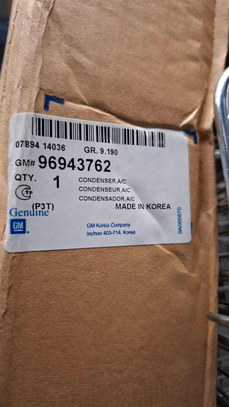Original OE OPEL Klimakondensator 96943762