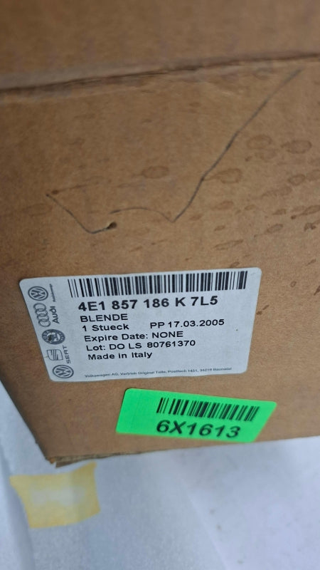 Original OE Volkswagen Instrumententafel Verkleidung 4E1857186K7L5