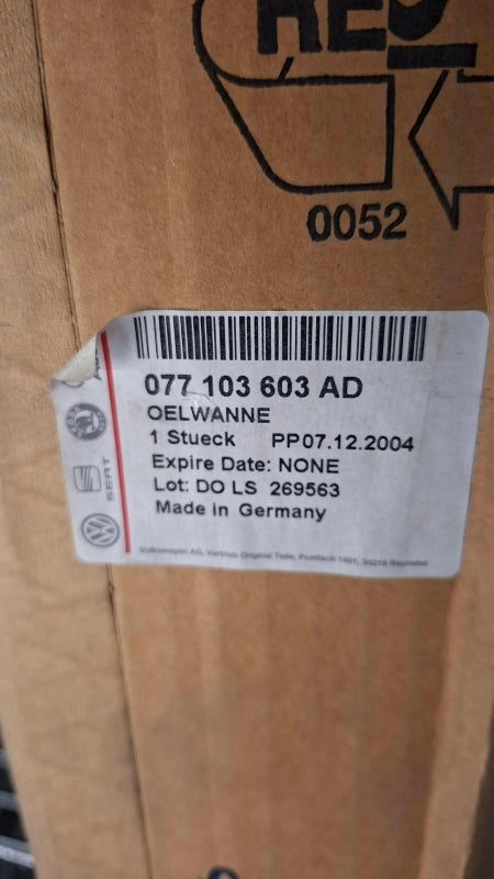 Original OE Volkswagen Ölwanne 077103603AD