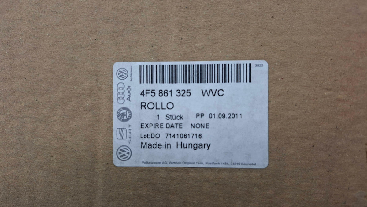 Original OE Volkswagen Sonnenschutzrollo 4F5861325WVC