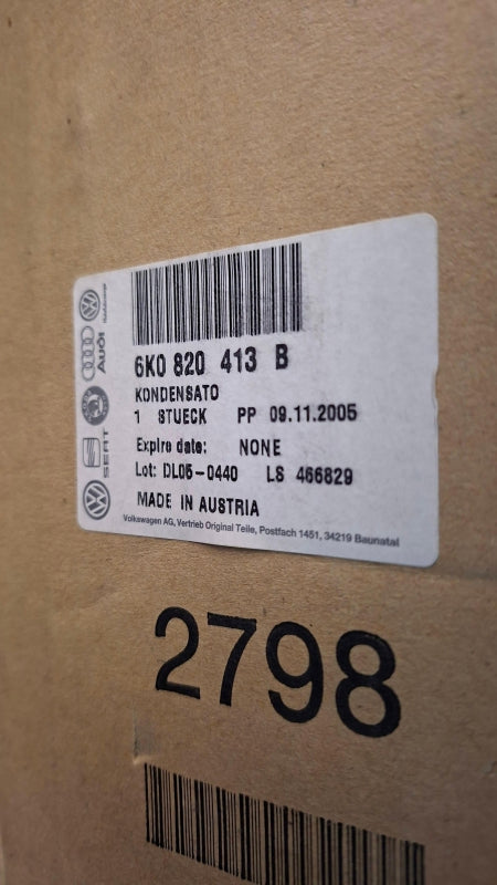 Original OE Volkswagen Klimakondensator 6K0820413B