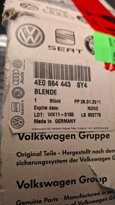 Original OE Volkswagen Verkleidung 4E08644438Y4