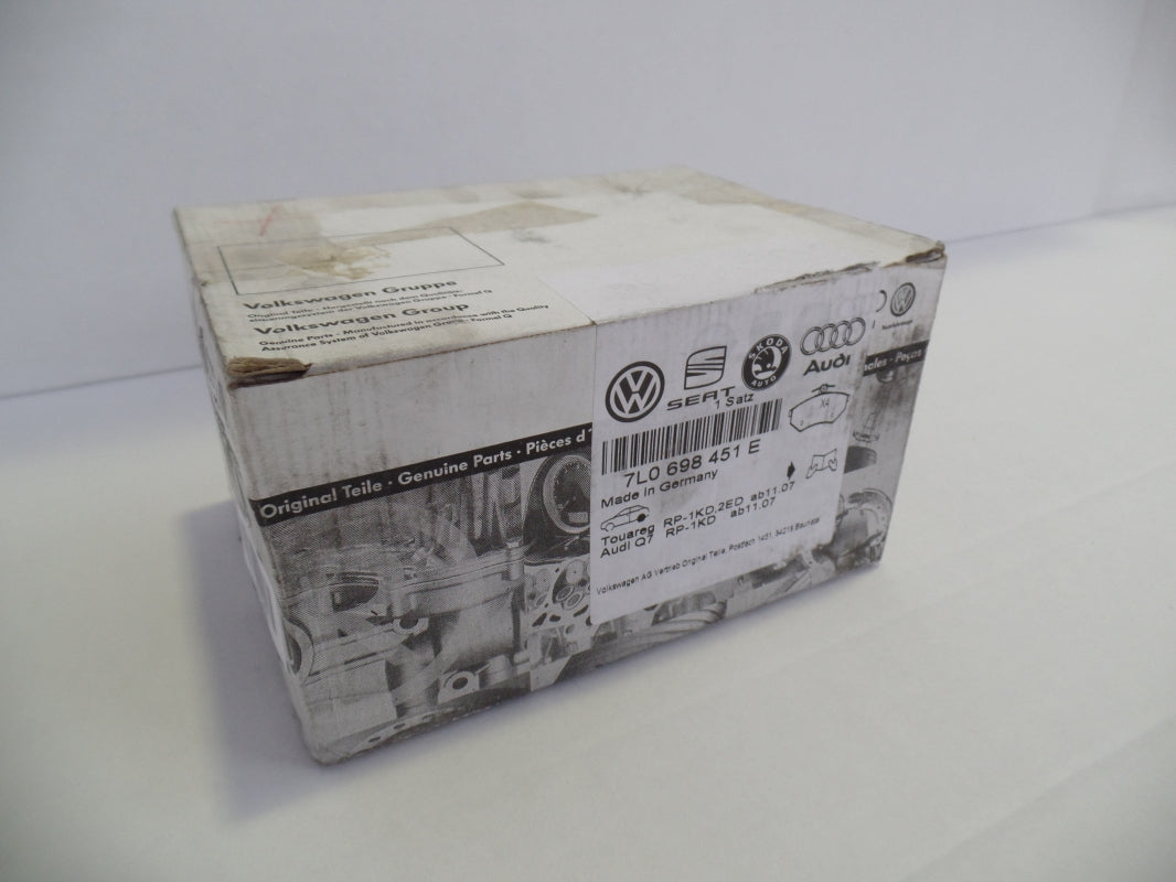 Original VW Touareg I 2007-2010 Bremsbeläge Satz Hinten 7L0698451E