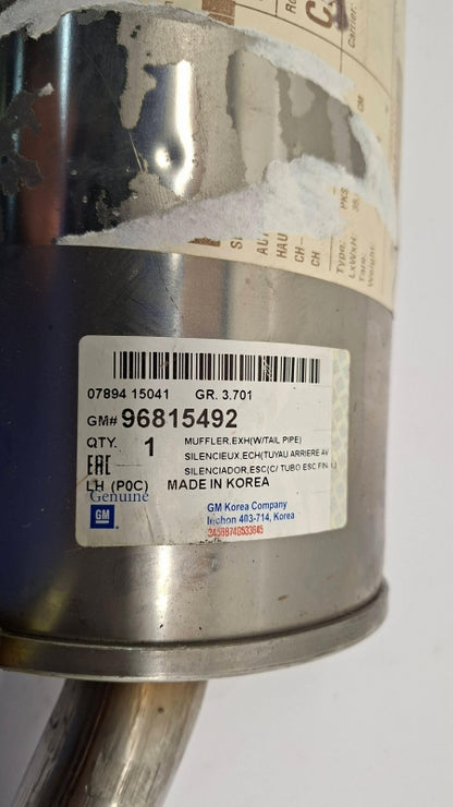 Original OE OPEL Abgasanlage Schalldämpfer 96815492