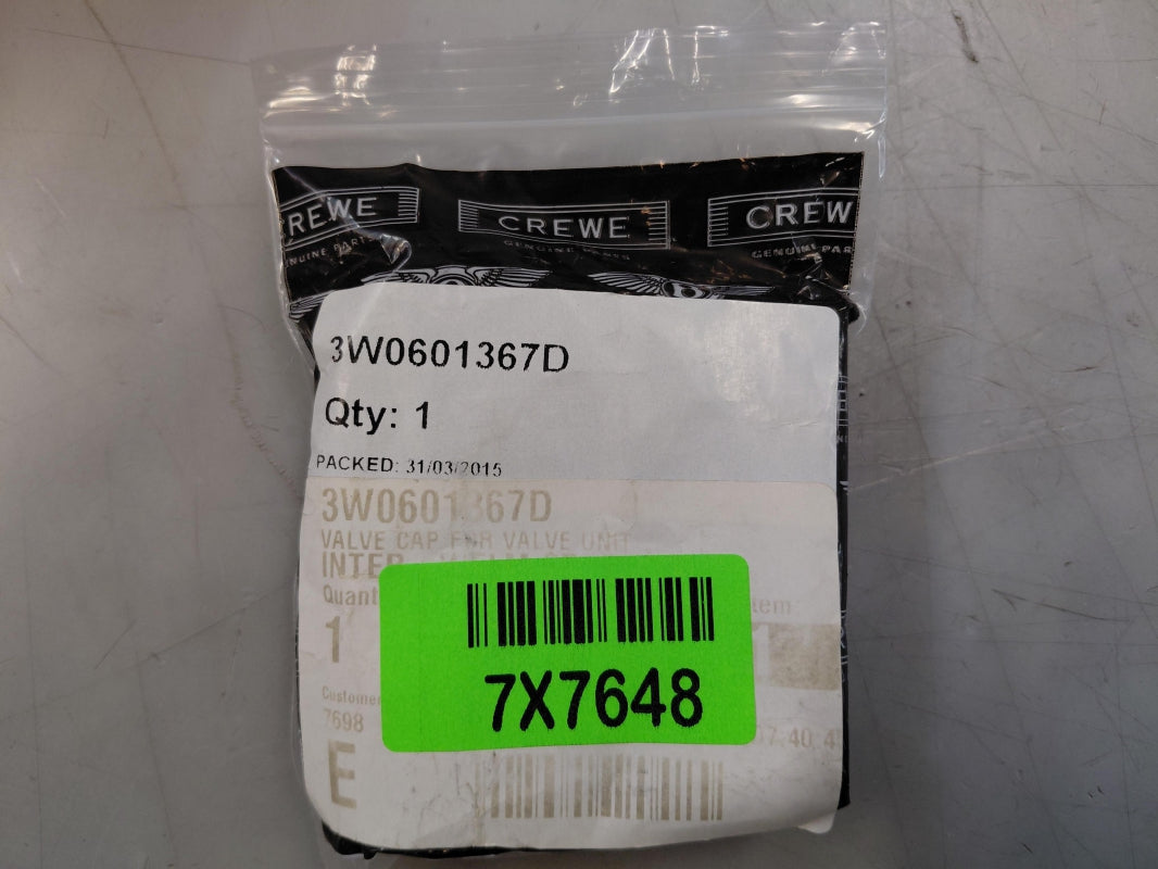 Original OE BENTLEY Reifen Ventilkappe 3W0601367D