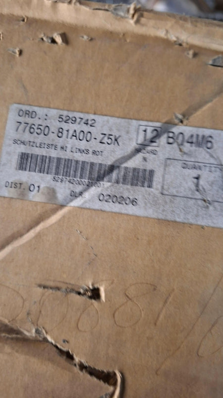 Original OE SUZUKI Kotflügel Zierleiste 7765081A00Z5K