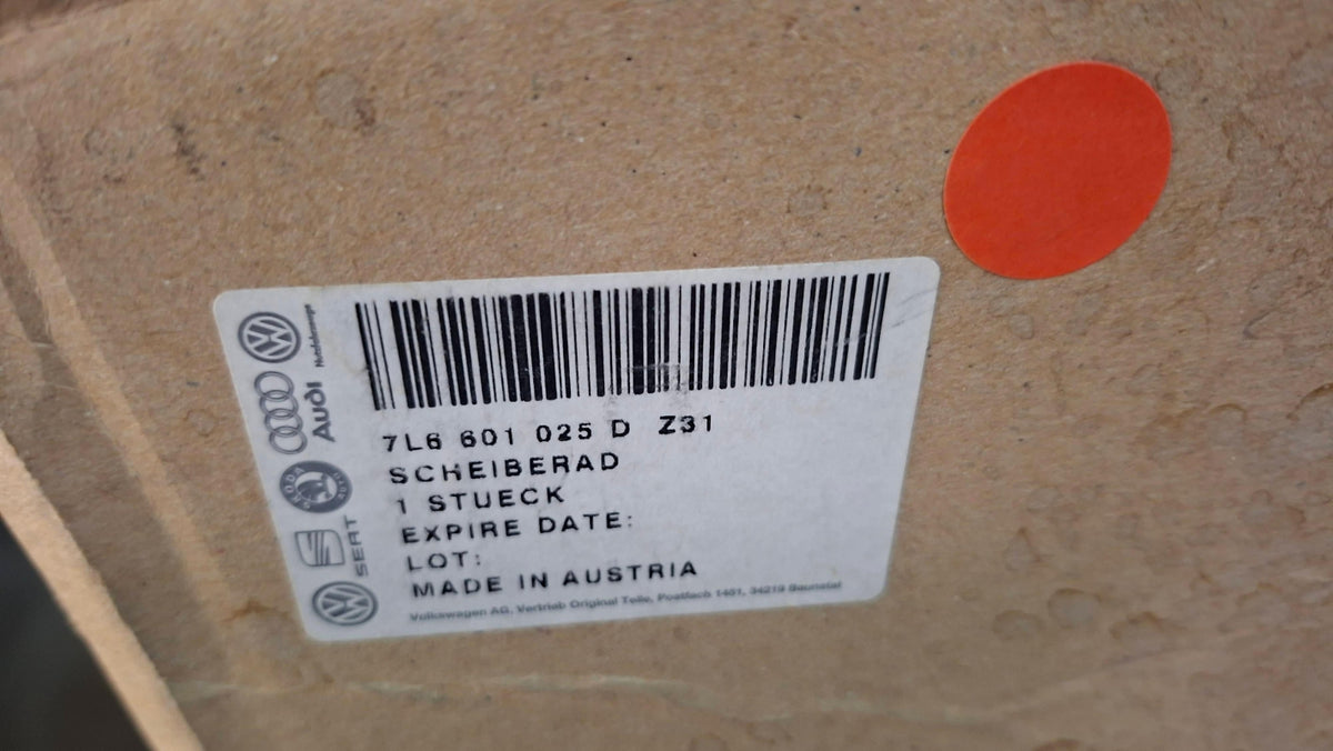 Original VW Touareg 2003-2010 Alufelgen Felge 19 Zoll 'Ahteo' 7L6601025DZ31