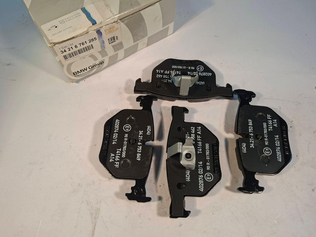 Original BMW 7er E65 E66 Bremsbeläge asbestfrei hinten 34216761285