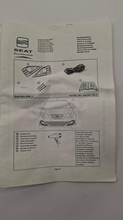 Original OE Volkswagen Nachrüstsatz 6J0052180C