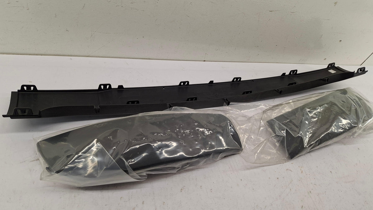 Original RENAULT Clio II Stoßstange Zierleistensatz schwarz vorne 7701208094