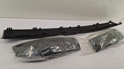 Original RENAULT Clio II Stoßstange Zierleistensatz schwarz vorne 7701208094