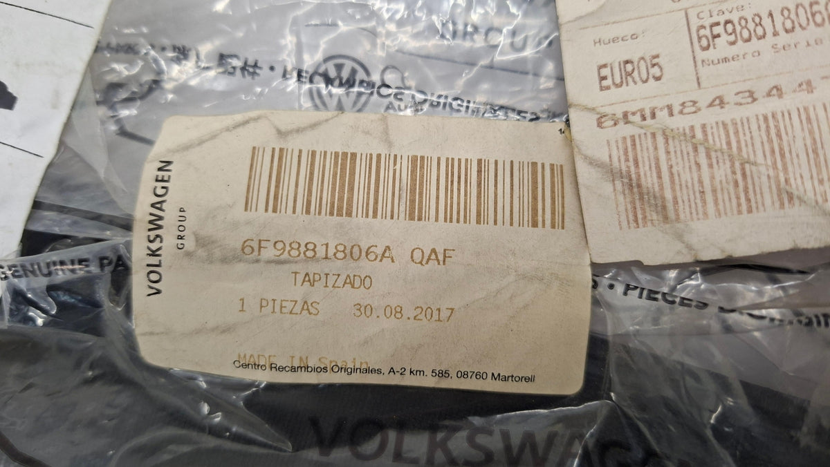 Original OE Volkswagen Sitzbezug 6F9881806AQAF