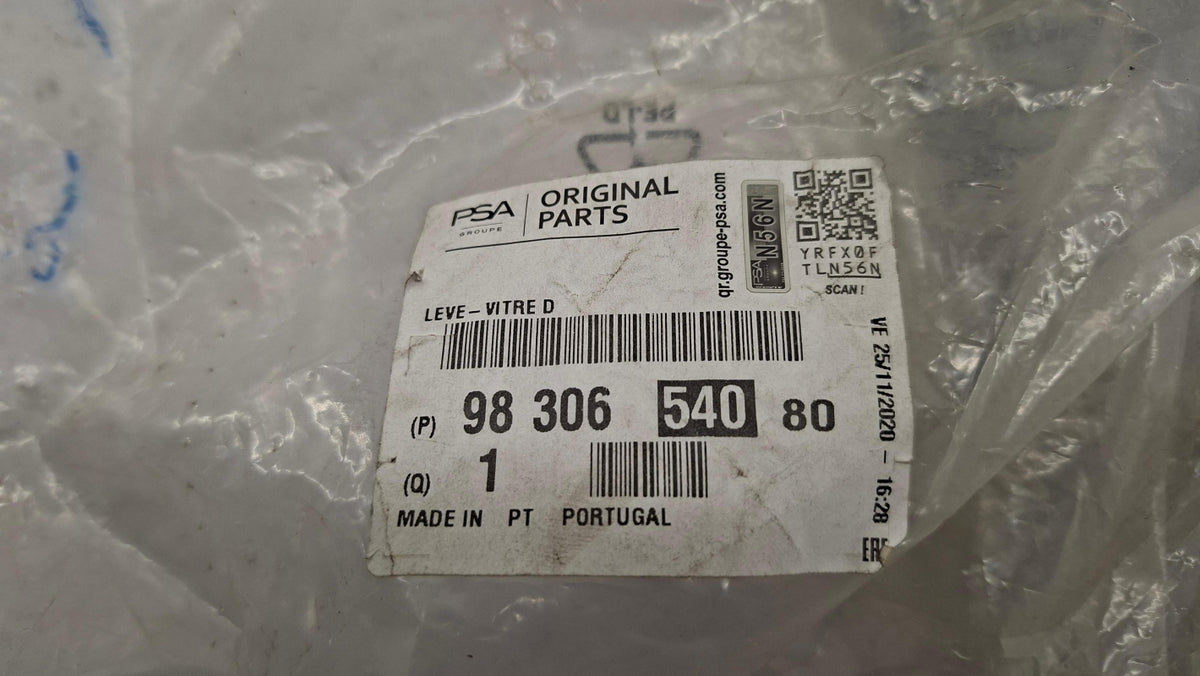 Original OE Peugeot Fensterheber 9830654080