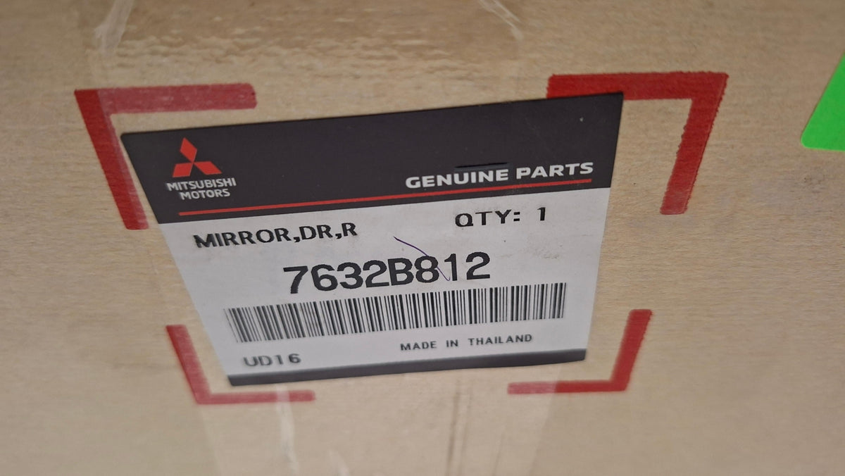Original OE MITSUBISHI Außenspiegel 7632B812