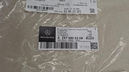 Original OE MERCEDES-BENZ Fußmattensatz A29768002088U20