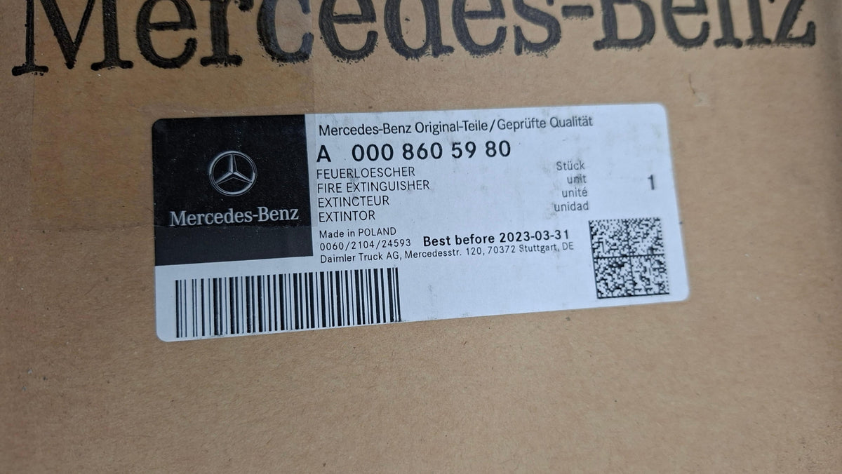Original OE MERCEDES-BENZ Feuerlöscher A0008605980