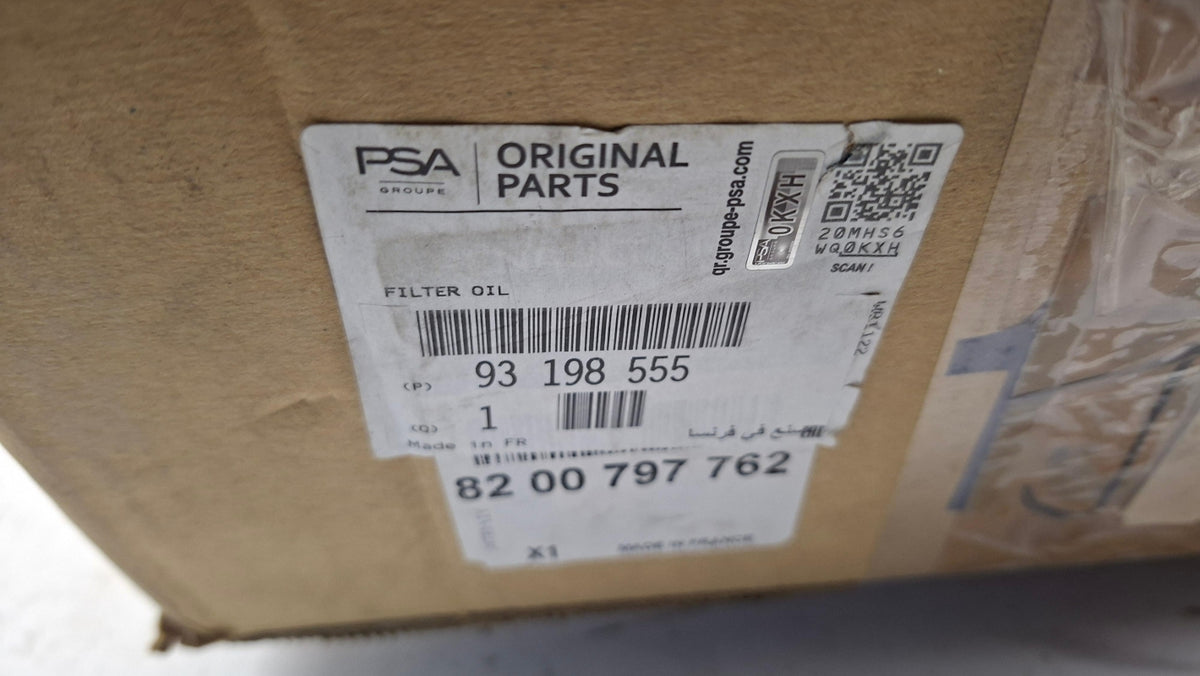 Original OE OPEL Ölfiltergehäuse 93198555