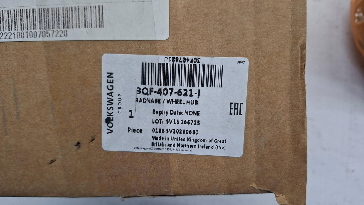 Original OE Volkswagen Radnabe 3QF407621J