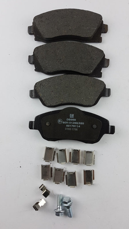 Original OPEL Corsa-C Meriva-A brake pads asbestos-free front 93176114 
