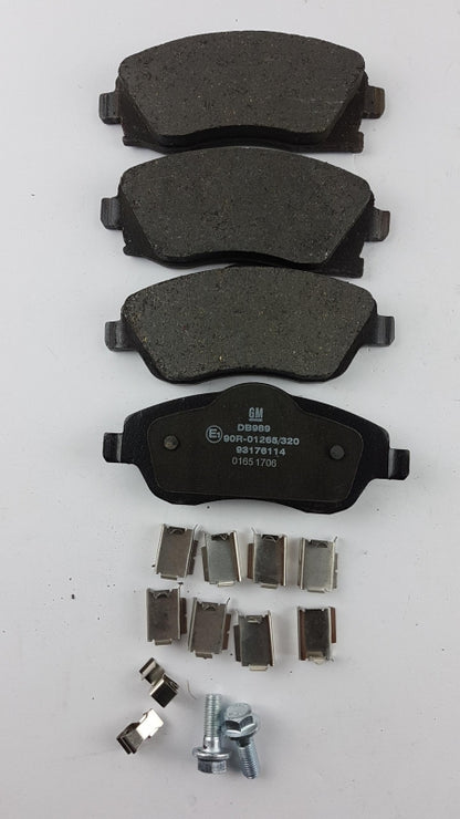 Original OPEL Corsa-C Meriva-A Bremsbeläge Bremsklötze asbestfrei vorne 93176114