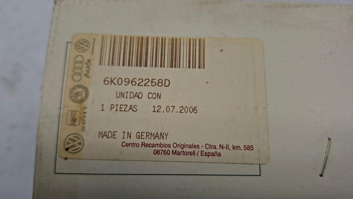 Original OE Volkswagen Steuergerät 6K0962258D