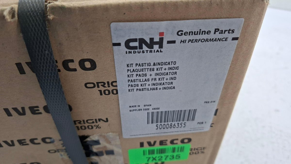 Original OE IVECO Bremsbeläge 500086355