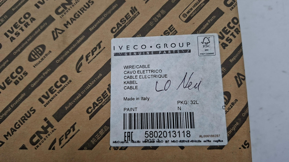 Original OE IVECO Kabelbaum 5802013118