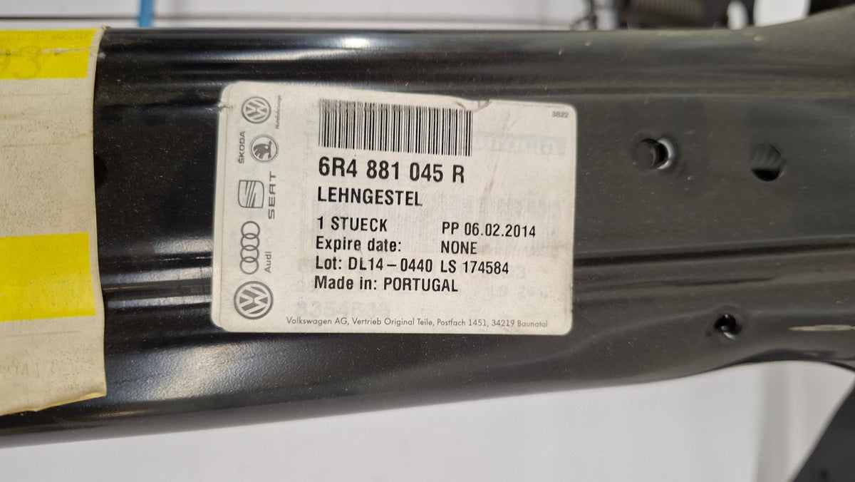 Original OE Volkswagen Rückenlehne-Rahmen 6R4881045R