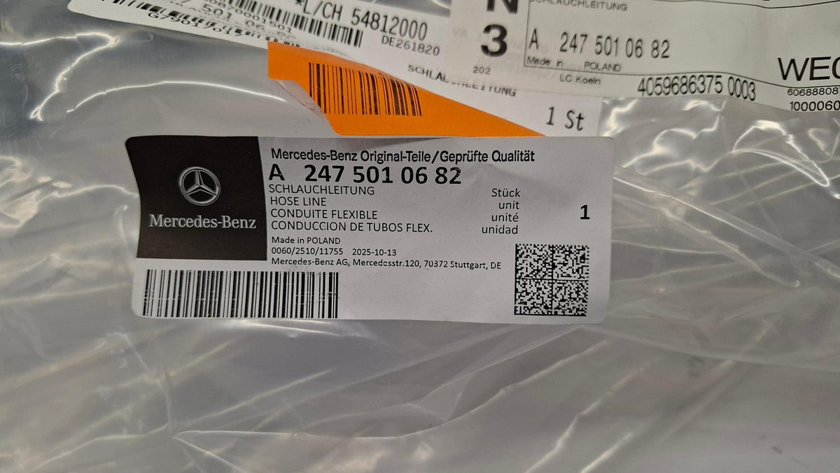 Original OE MERCEDES-BENZ Kühlerschlauch A2475010682
