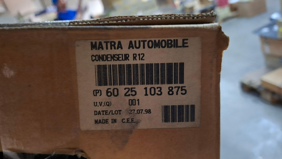 Original OE RENAULT Klimakondensator 6025103875