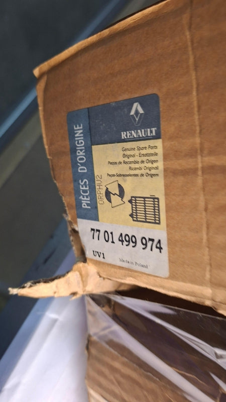 Original OE RENAULT Wasserkühler 7701499974