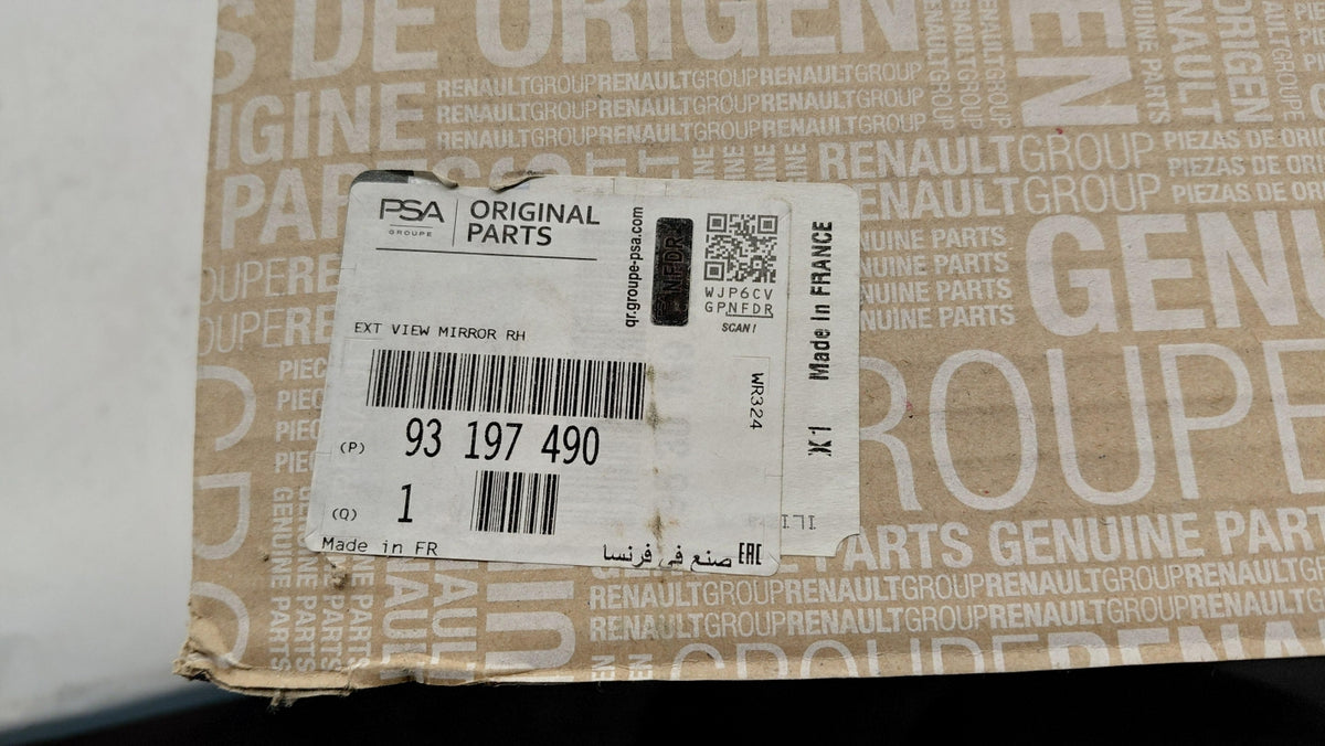 Original OE OPEL Außenspiegel 93197490