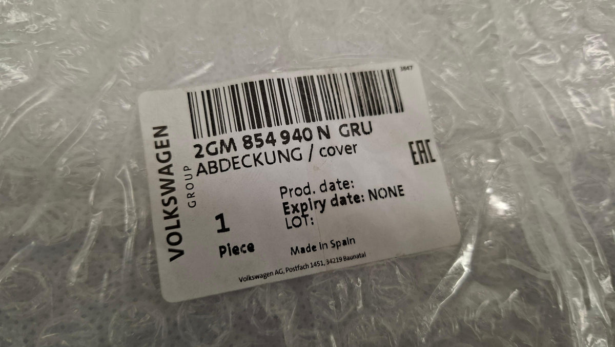 Original OE Volkswagen Tür Zierleiste 2GM854940NGRU