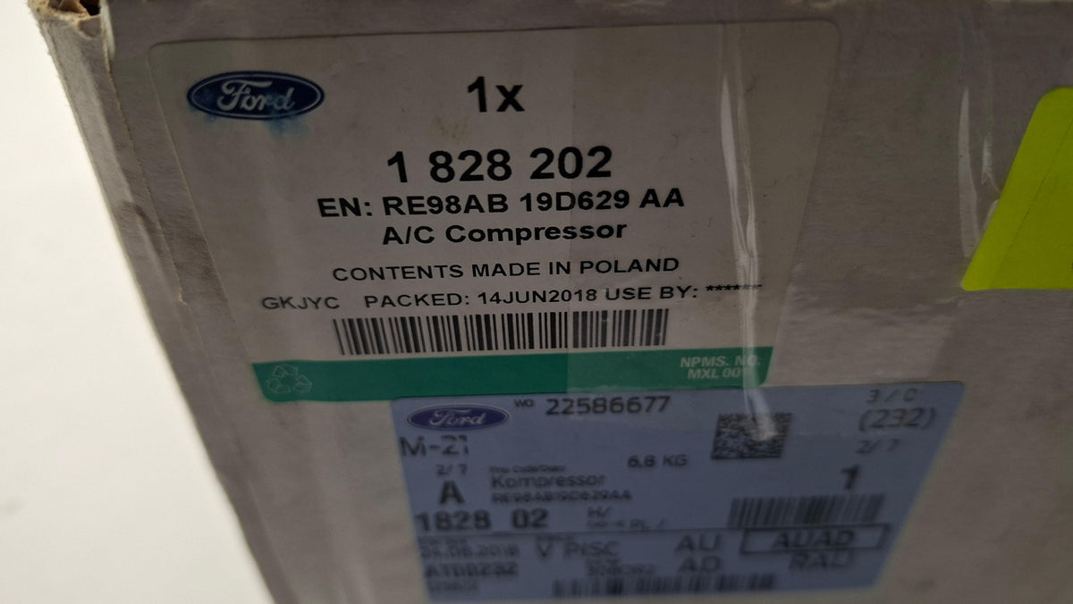 Original OE FORD Klimakompressor 1828202