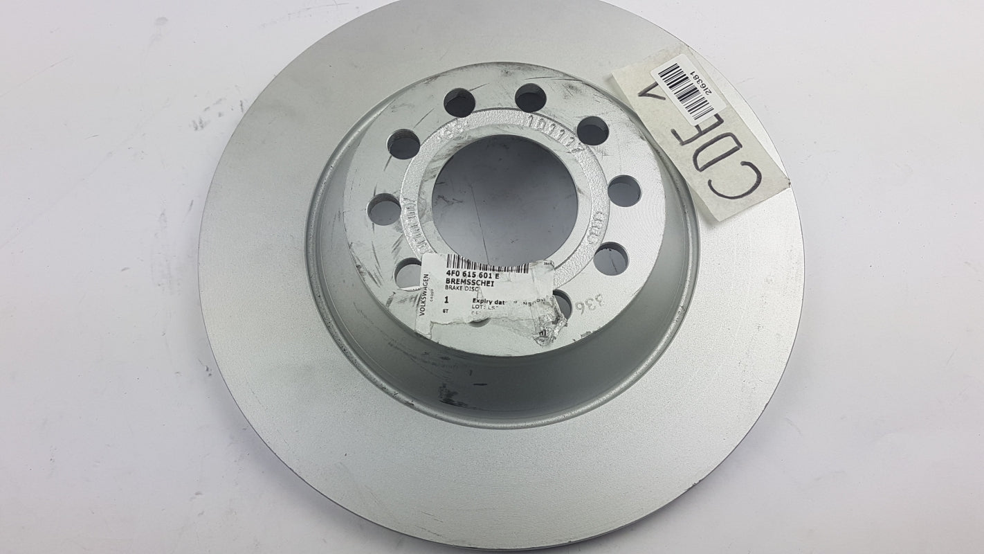 Original AUDI A6 '05-'11 brake disc (1 piece) 302X12mm rear 4F0615601E 