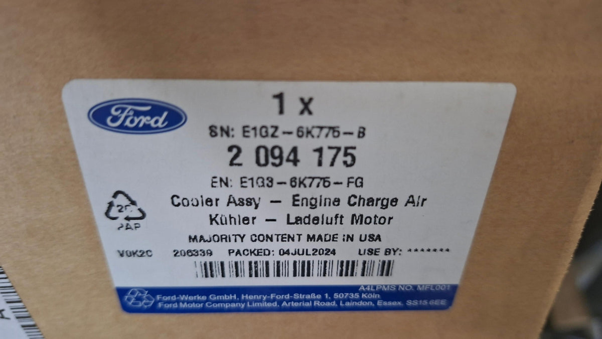 Original OE FORD Ladeluftkühler 2094175