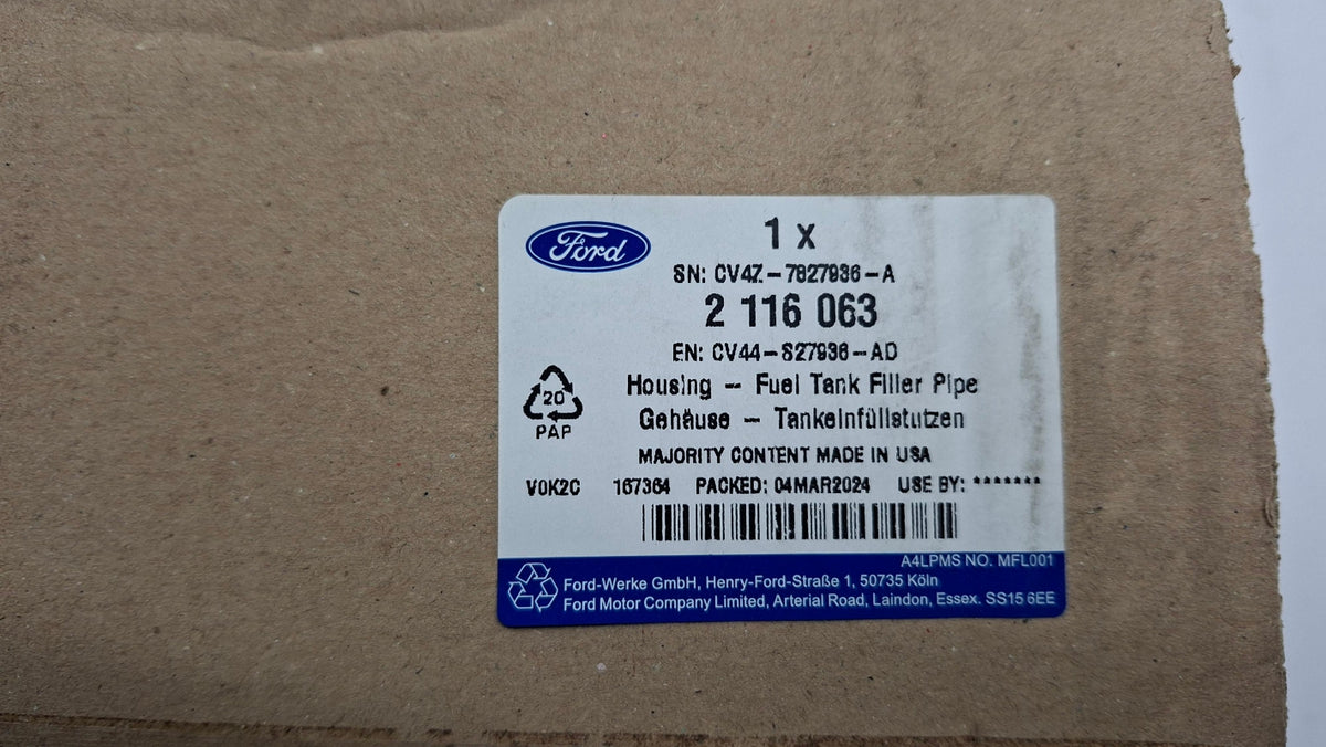 Original OE FORD Tankklappe Gehäuse 2116063