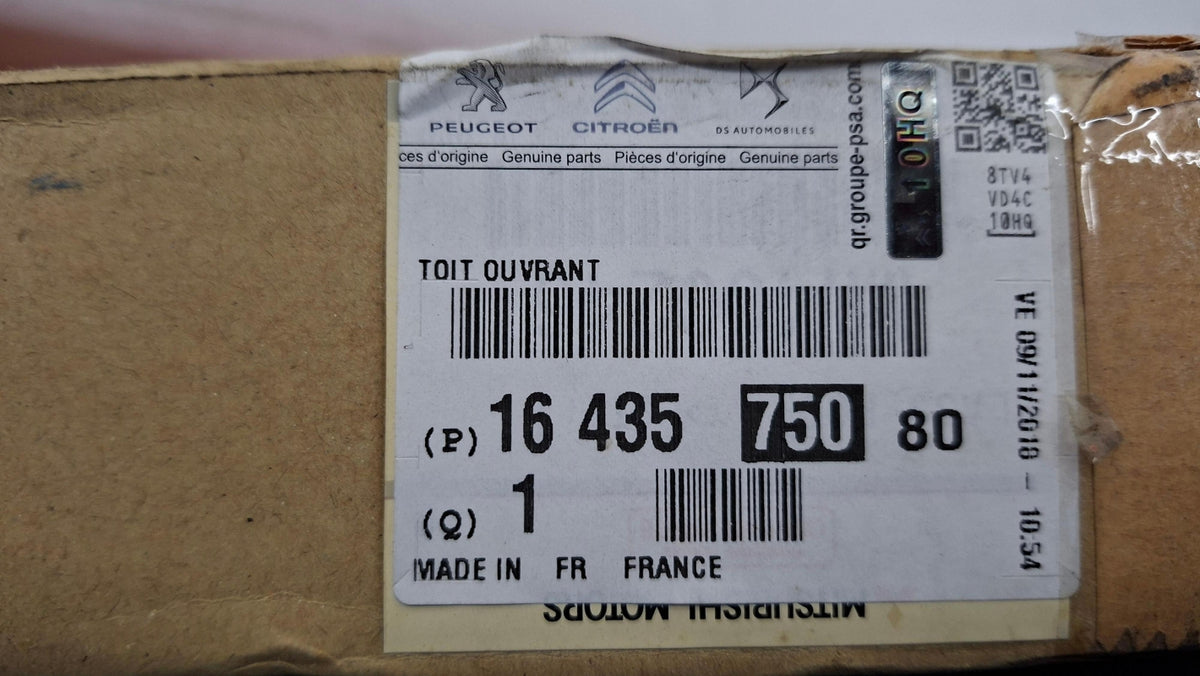 Original OE Peugeot Schiebedach 1643575080